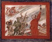 Devils Tormenting a Monk